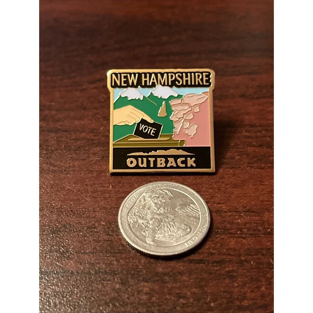 Outback Steakhouse 50 States New Hampshire Lapel Hat Pin‎